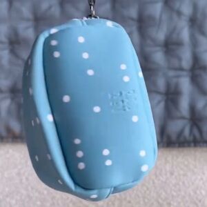 RadRev Blue Polka Dot Neoprene pouch